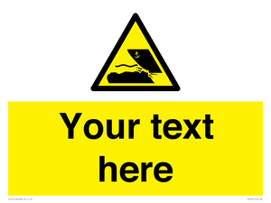 Custom Warning submerged objects in watercraft areas